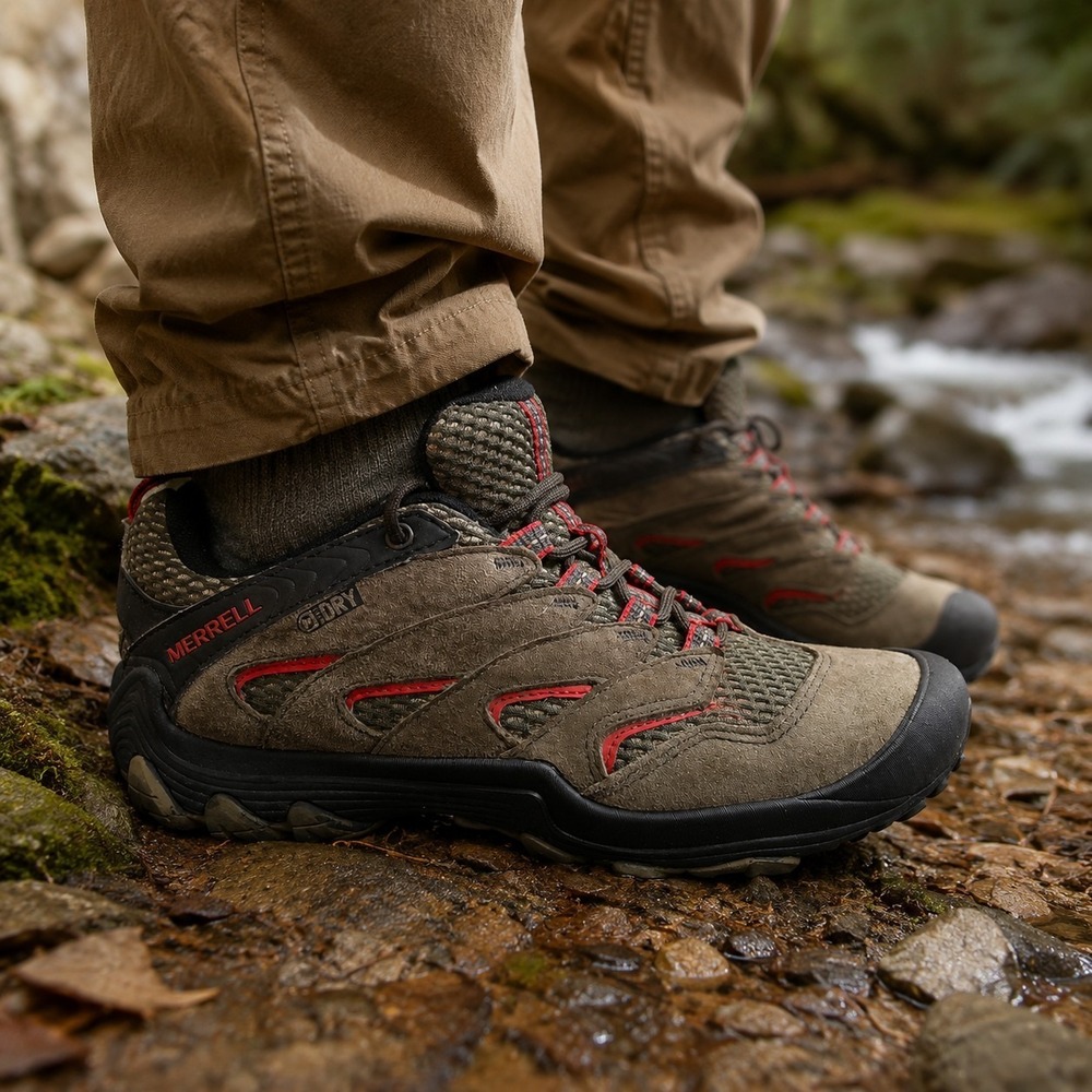 Merrell Kinetic Base Men's 9 Hiking Shoes Waterproof Gorpcore Outdoor Trail